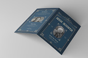 Navy Classic Funeral Program, a Brochure Template by Neermana (Thumbnail 4 of 4)
