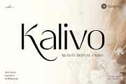 Kalivo - Beauty Display Font, a Sans Serif Font by Ekahermawan (Thumbnail 1 of 10)
