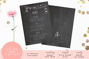 Wedding Menu M1018, a Card Template by Love Meets Paper (Thumbnail 1 of 2)