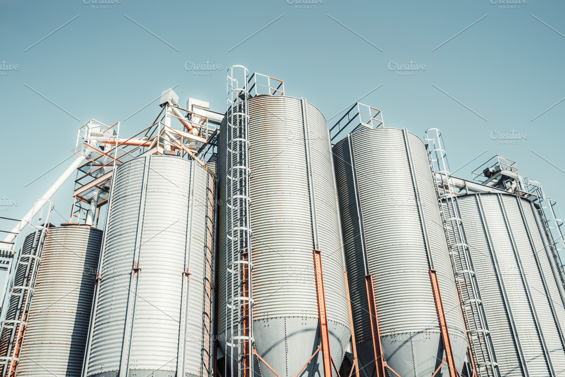 Corn feed plant in Campiello, an Industrial Photo by SkyNext