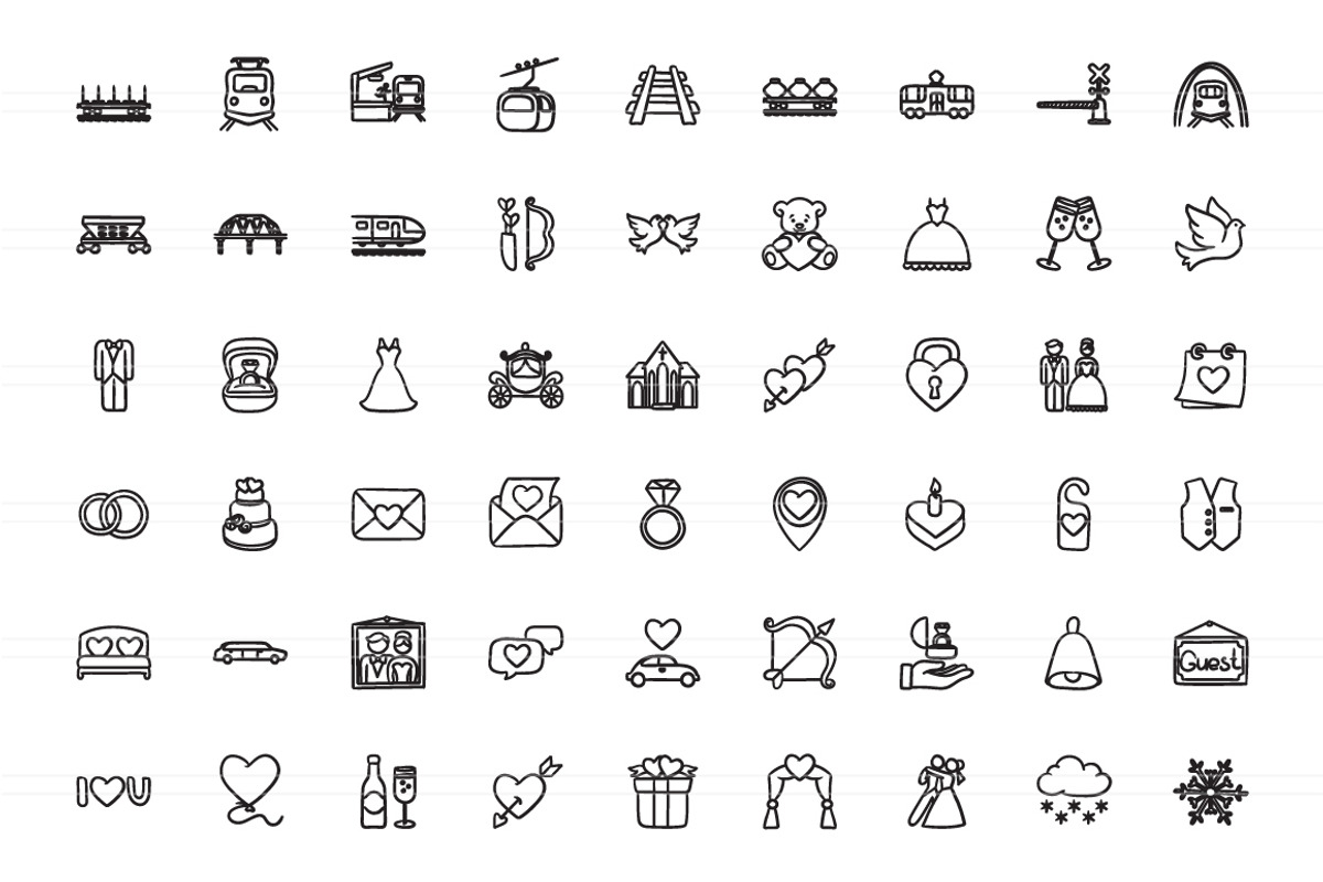 2100 Hand drawn vector icons, an Outline Icon by Visual Generation (Photo 41 of 43)