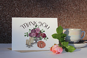 Dramatic Autumn Magenta Flowers, a Seasonal Illustration by Catch the Dream Art (Thumbnail 8 of 8)