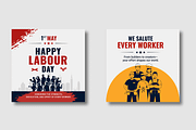 Labour Day Awareness Social Post, a Social Media Template by MightyDesign (Thumbnail 3 of 8)
