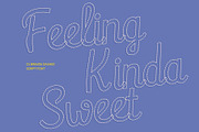 CS Brenda Dashed, a Script Font by Craft Supply Co. (Thumbnail 6 of 8)