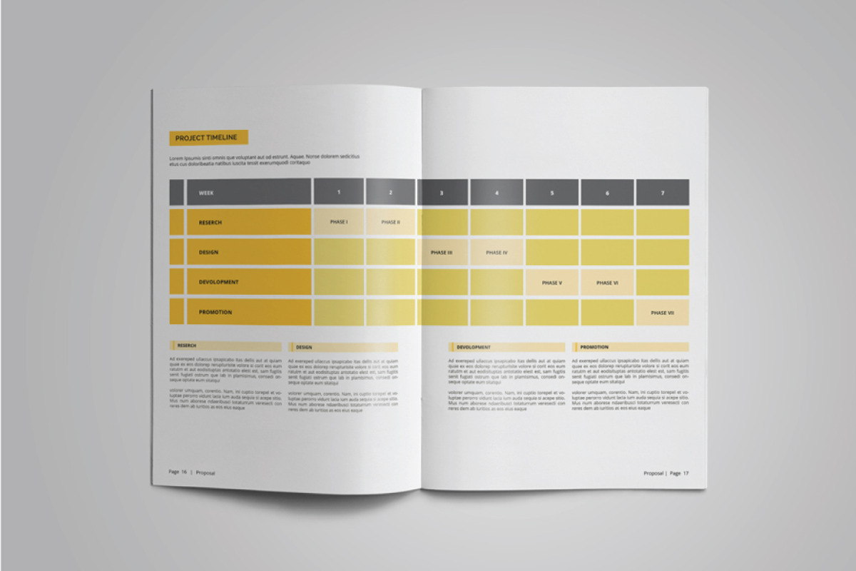 Project Proposal Template, a Brochure Template by Alhaytar (Photo 8 of 11)