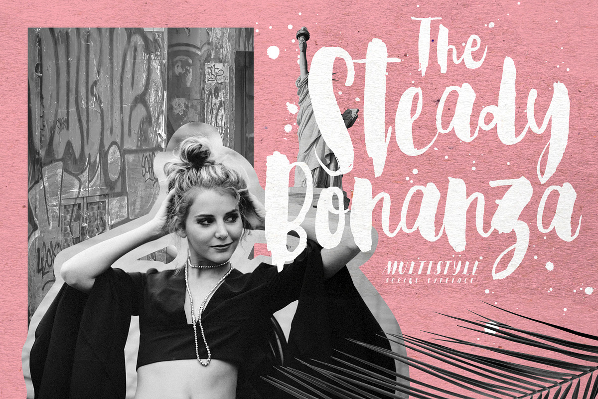 Steady Bonanza Multistyle Fonts preview 2