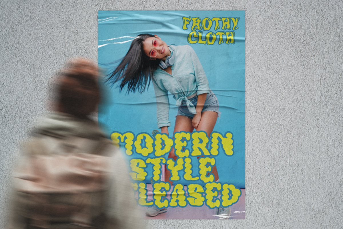 Frosted Flair - Bubble Display Font, a Font by PutraCetol Studio (Photo 10 of 11)