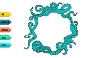 Vector sketch octopus tentacles, an Animal Illustration by julia_musdotter (Thumbnail 17 of 19)