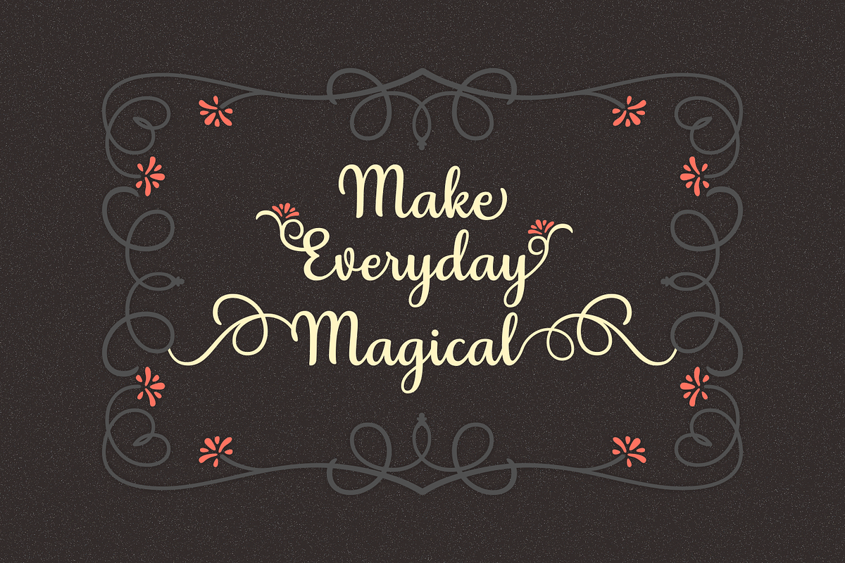 Karima - An Elegant Script, a Script Font by The Traveling Fox (Photo 3 of 8)