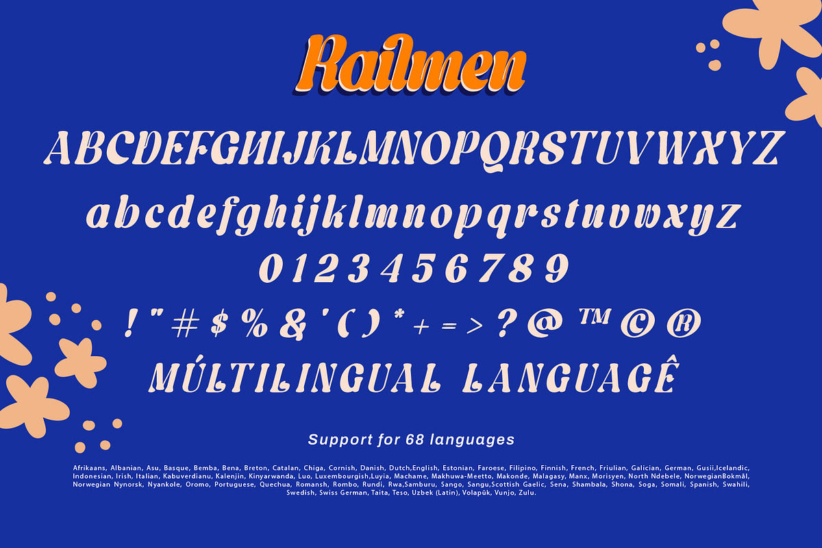 Railmen, a Symbol Font by yumnatype (Photo 10 of 10)