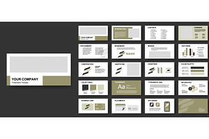 Modern corporate presentation, an Illustration by GraphiShop