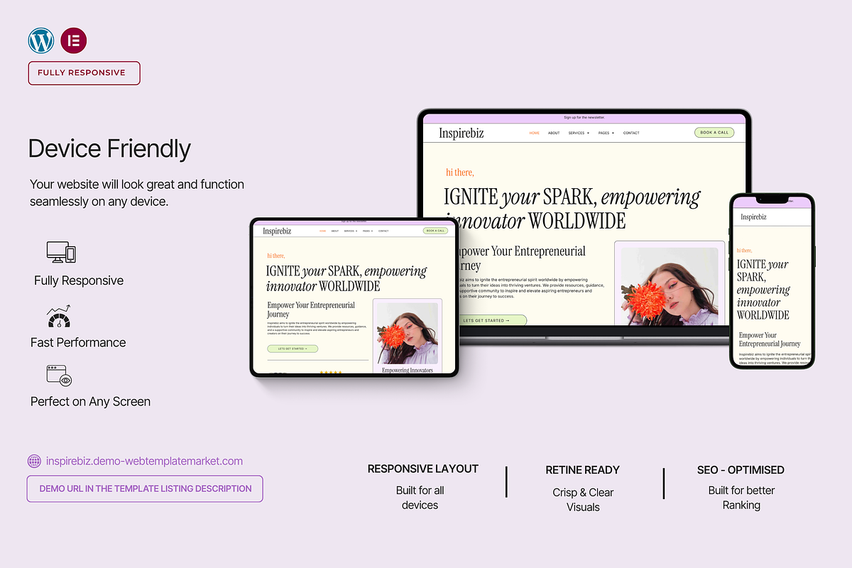Business Coach WordPress Template, a WordPress Template by Web Template Market (Photo 4 of 9)