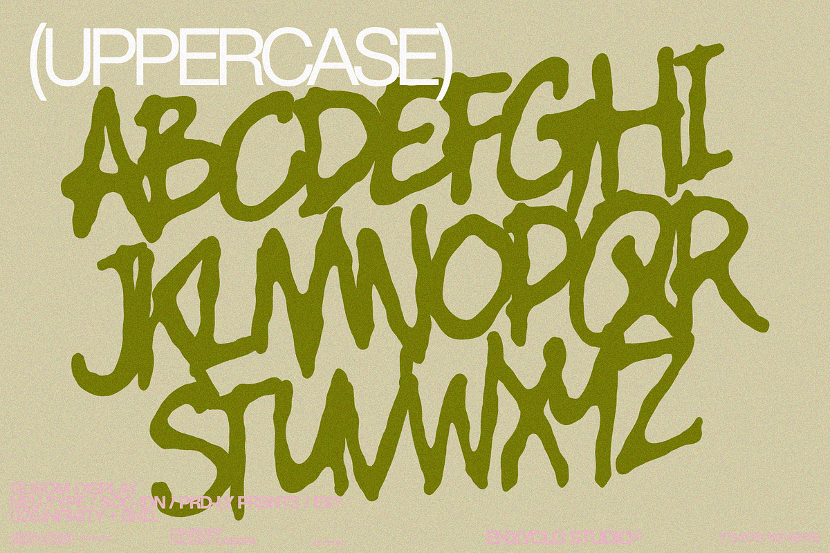 GUSOM — Gritty Poster Headline Font, a Handwritten Font by Enxyclo Studio (Photo 8 of 11)