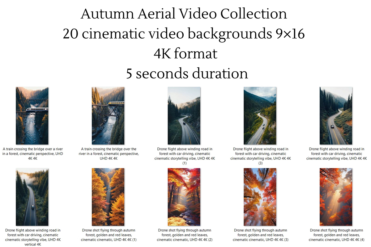 Autumn Aerial Video Collection, a Scene 3D Model by MarisoArt (Photo 2 of 3)