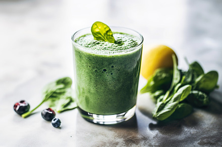 Nutrient-Packed Green Smoothie, a Food & Drink Photo by Iconogenic
