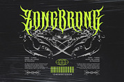 Violent Brave Brutalism Typeface, a Blackletter Font by alit design (Thumbnail 4 of 22)
