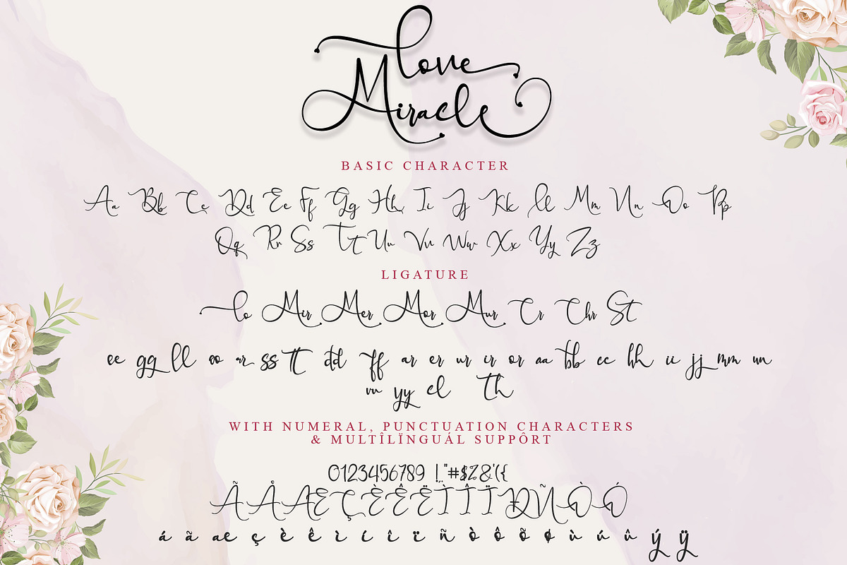 Love Miracle, a Script Font by Letterara (Photo 12 of 14)