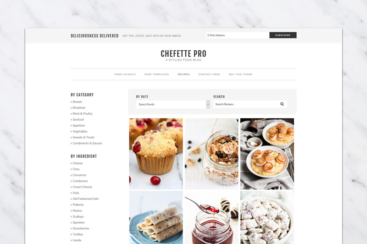 Chefette Pro // Genesis Theme, a WordPress Template by WP Chic (Photo 2 of 3)