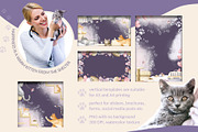 Cats Funny Toys Watercolor Clip art, an Animal Illustration by Elena Malgina Clipart (Thumbnail 15 of 19)