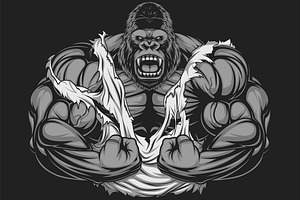 Terrible Gorilla Athlete