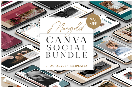 MARIGOLD | Instagram Canva Bundle