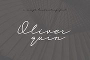 oliver quin - handwriting script, a Script Font by Gittype (Thumbnail 5 of 12)