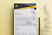 Modern Letterhead Word, a Stationery Template by ResumeDevisers (Thumbnail 1 of 8)