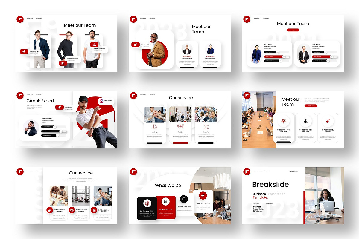 Cimuk – Business PowerPoint Template, a Presentation Template by Dens Creative Studio (Photo 3 of 6)