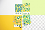 Four Postage Stamps Mockup, an Advertising Mockup by Custom Scene (Thumbnail 4 of 11)