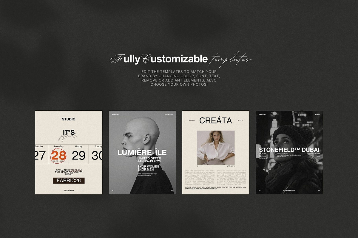 Social Media Templates, a Social Media Template by Pixel Grid (Photo 7 of 9)