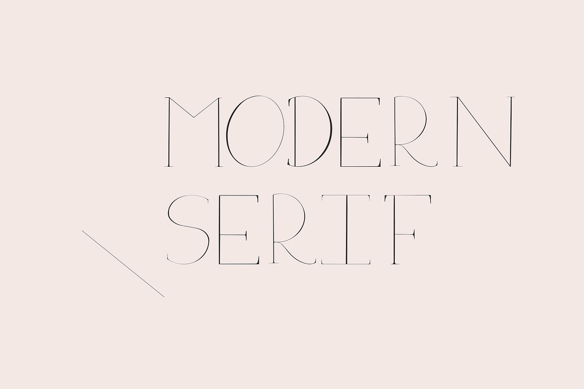 Flora Serif - Modern Serif Font preview 3