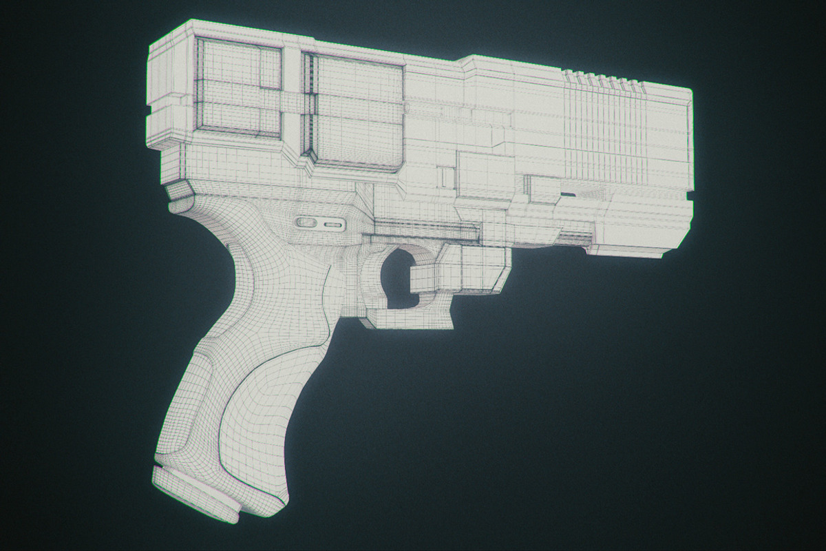 Sci-Fi Gun, Lax-51., an Object 3D Model by DiverseArt (Photo 5 of 6)