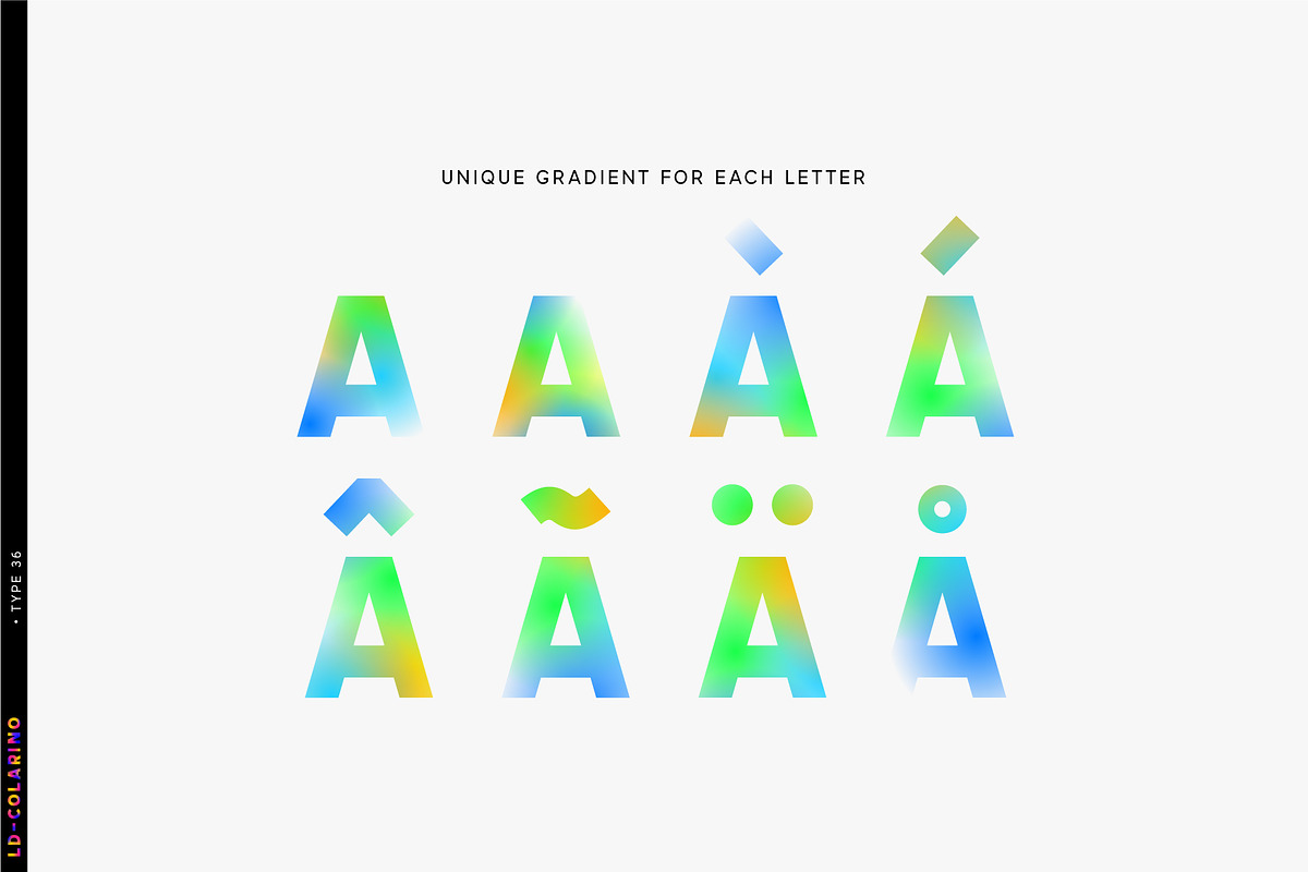Colarino. Multicolor SVG-OTF fonts, a Symbol Font by Luxfont (Photo 8 of 12)
