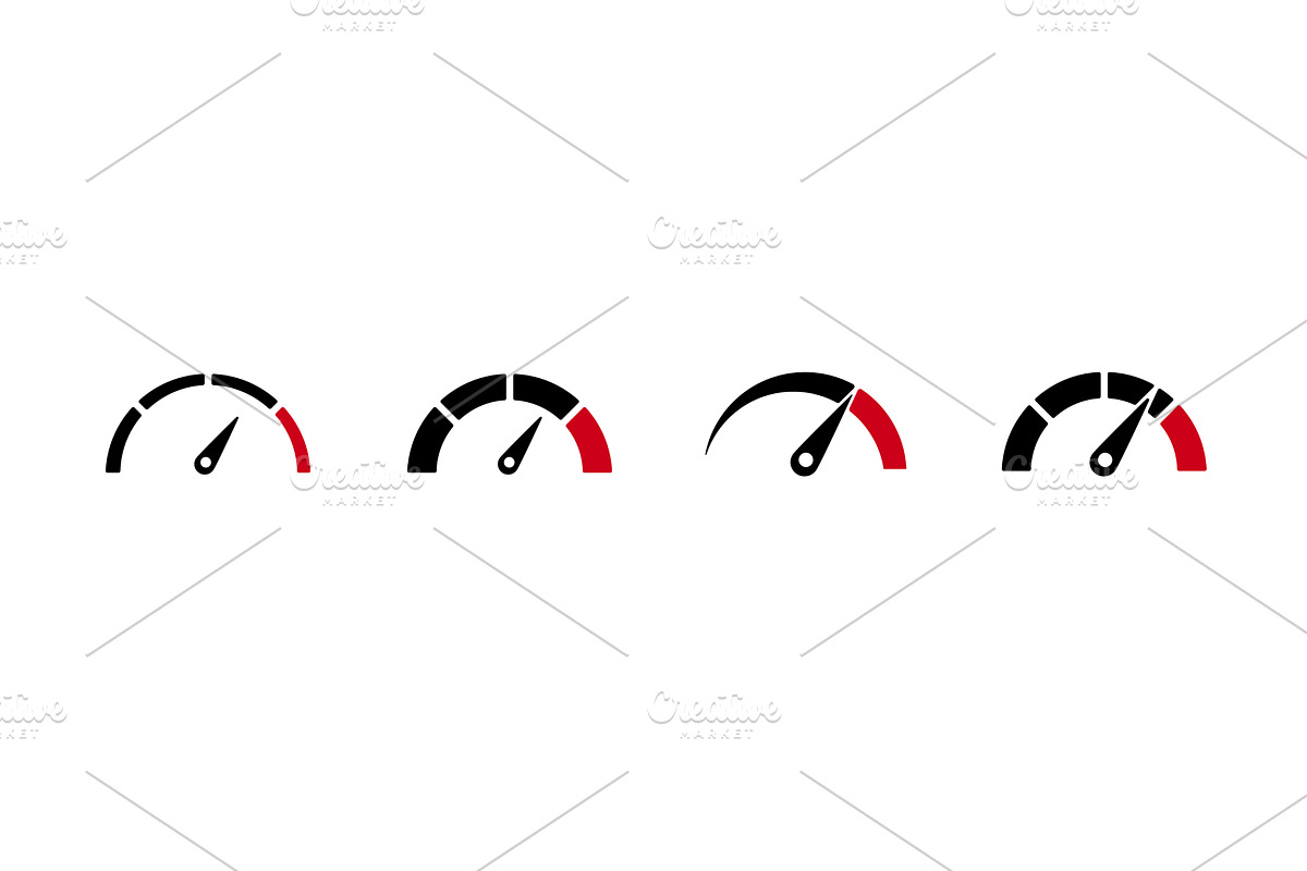 Four simple red and black, an Object Illustration by skripnikbb
