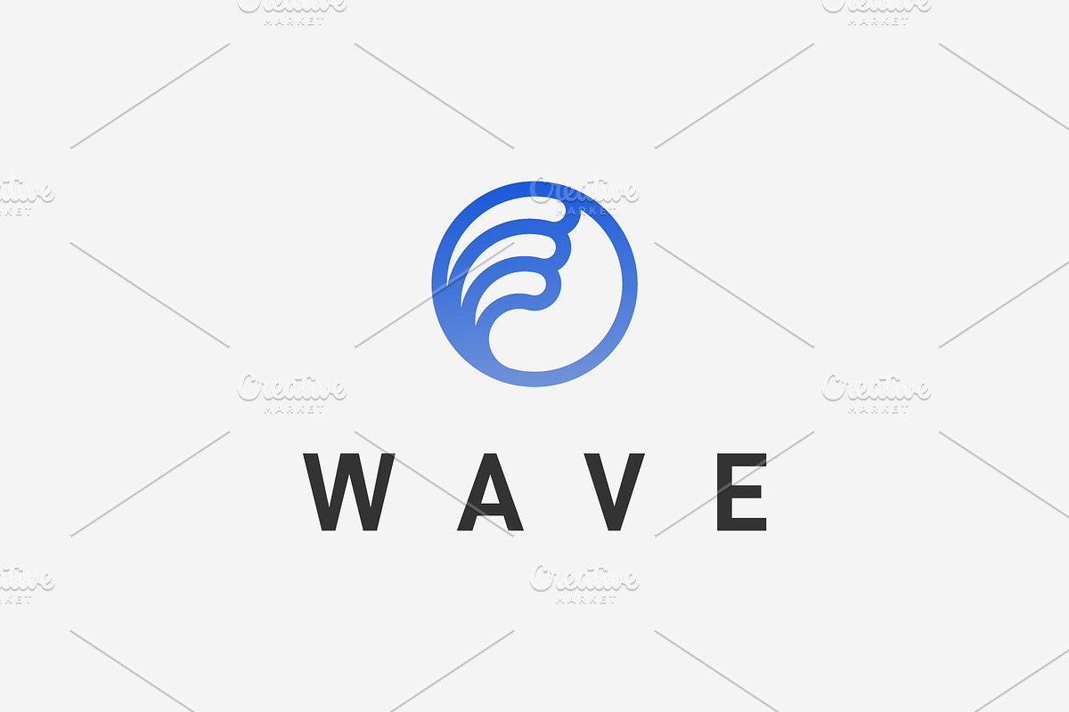 Sea Wave Logo Design Inspiration, a Branding & Logo Template by yanuart