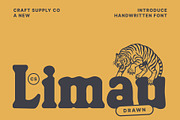 CS Limau Drawn, a Serif Font by Craft Supply Co. (Thumbnail 1 of 8)