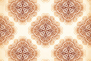 Set of mehndi vector backgrounds, a Pattern Graphic by Art of Sun (Thumbnail 2 of 3)