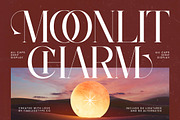 Moonlit Charm Modern Display Serif, a Serif Font by timelesstype.co (Thumbnail 1 of 20)