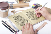 Winter Clothes sketch set, an Illustration by Hala (Thumbnail 2 of 3)