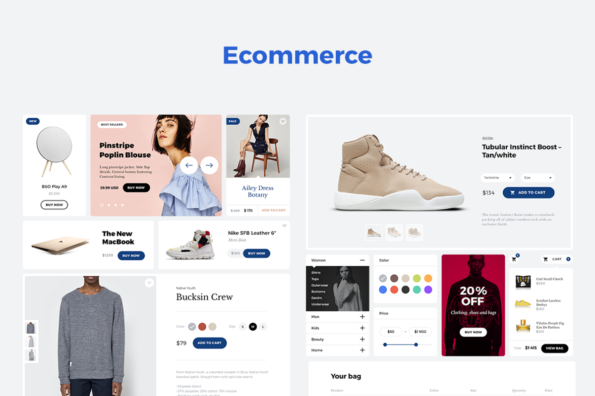 Grace UI Kit, an UI Kit Template by uispot (Photo 6 of 10)