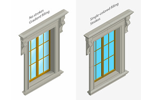 isomentic windows, an Object Illustration by piter.goskov