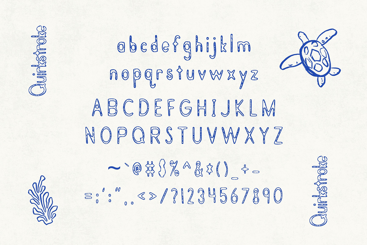 Quirkstroke - Weathered Typeface, a Handwritten Font by HipFonts (Photo 7 of 10)