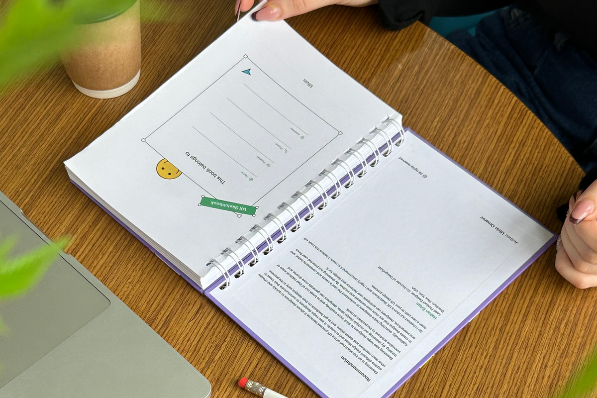 UX Sketchbook for Mobile design, a Stationery Template by ulvinomarov (Photo 3 of 5)