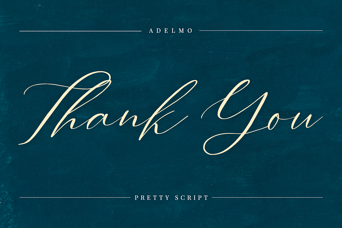 Adelmo - Pretty Script preview 7