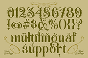 Hafishya Antique Typeface, a Blackletter Font by TypeClassHeroes (Thumbnail 6 of 10)