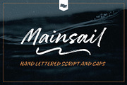 Mainsail, a Script Font by Mika Melvas (Thumbnail 1 of 9)