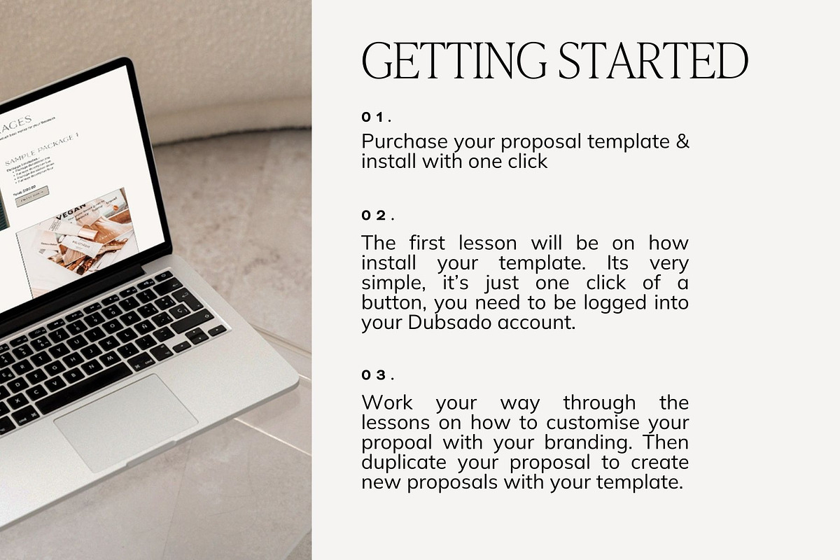 Dubsado Proposal Template | Sophia, a Websites & App Template by Sarah Worboyes Designs (Photo 5 of 6)