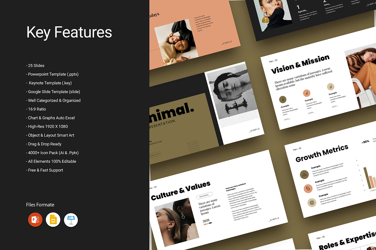 Alexa Minimal Presentation Template, a Presentation Template by Studio Artisan (Photo 3 of 7)