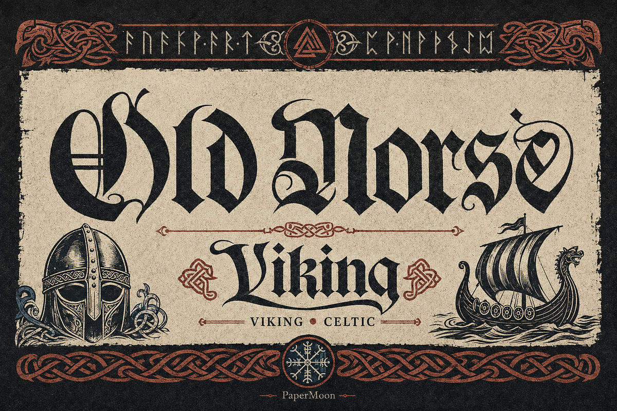 Braewick - Medieval Display Font, a Serif Font by PaperMoon (Photo 12 of 14)