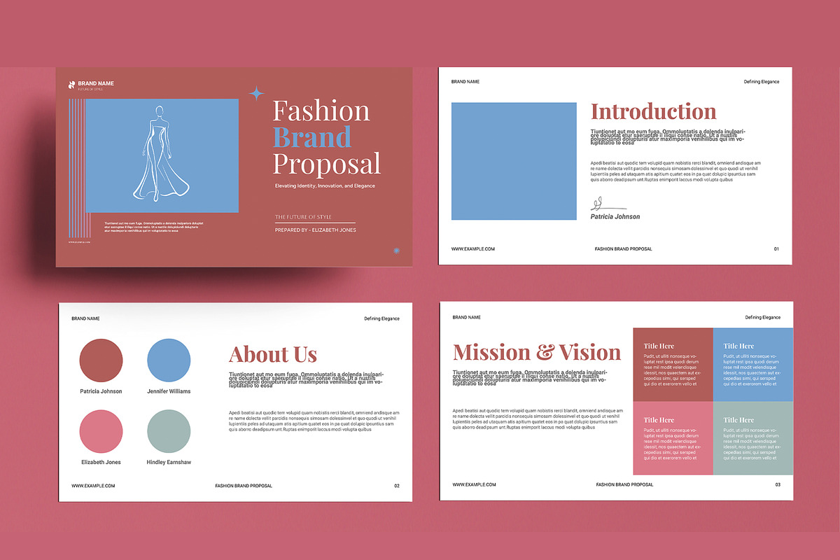 Brand Portfolio Presentation, a Presentation Template by MightyDesign (Photo 2 of 9)